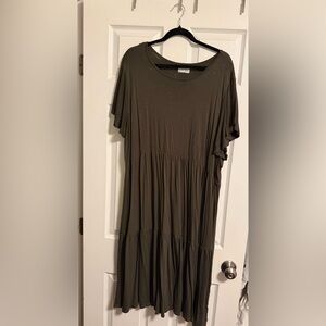 Olive Green Women's Dress